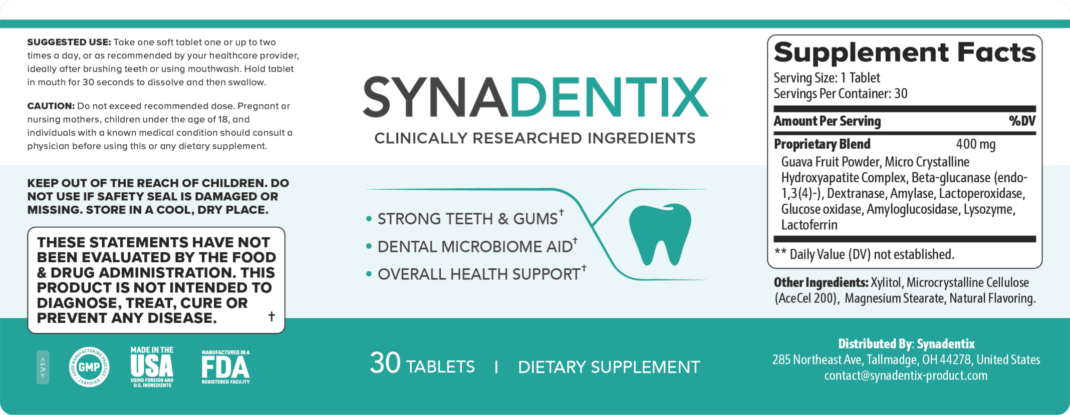 synadentix ingredients